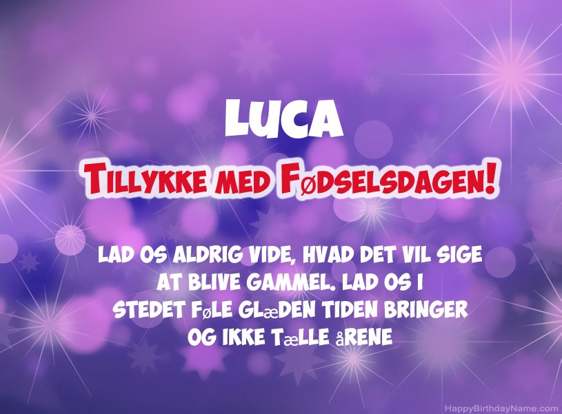 Smukke billeder til Luca tillykke med fødselsdagen Smukke billeder til Luca tillykke med fødselsdagen