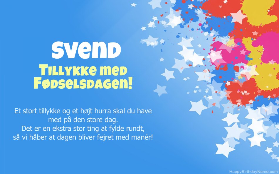 Tillykke med fødselsdagen til Svends