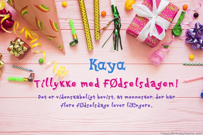 Download gratulerer med fødselsdagen Kaya gratis