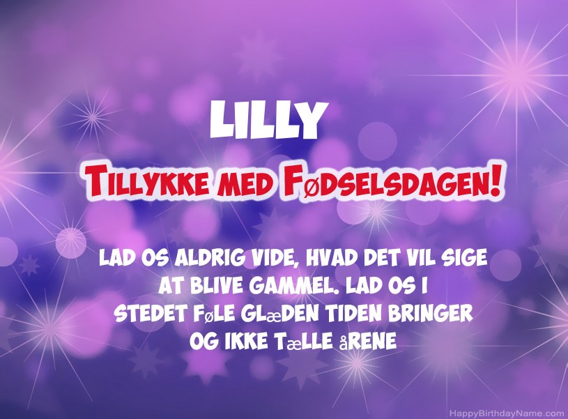 Smukke billeder til Lilly tillykke med fødselsdagen Smukke billeder til Lilly tillykke med fødselsdagen