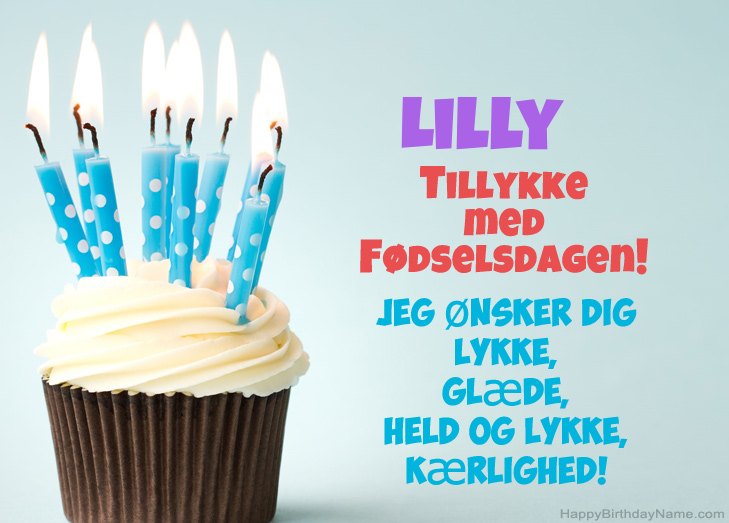 Tillykke med heldens fødselsdag til Lilly Tillykke med heldens fødselsdag til Lilly