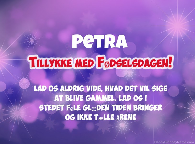 Smukke billeder til Petra tillykke med fødselsdagen Smukke billeder til Petra tillykke med fødselsdagen