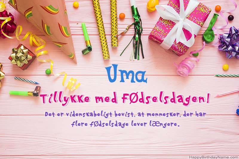 Download gratulerer med fødselsdagen Uma gratis