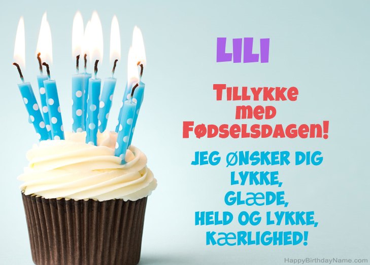 Tillykke med heldens fødselsdag til Lili