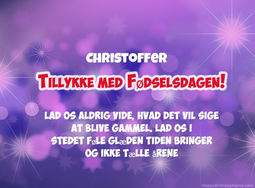 Smukke billeder til Christoffer tillykke med fødselsdagen Smukke billeder til Christoffer tillykke med fødselsdagen