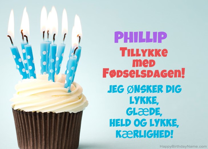 Tillykke med heldens fødselsdag til Phillip