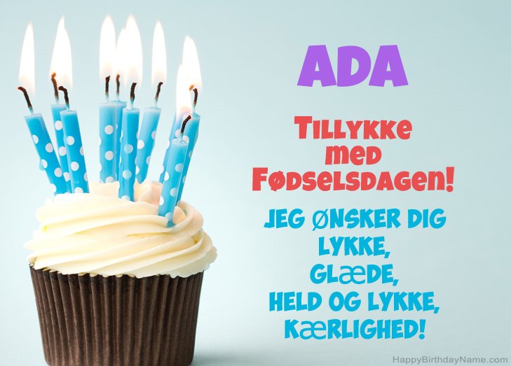 Tillykke med heldens fødselsdag til Ada