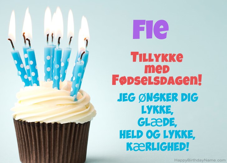 Tillykke med heldens fødselsdag til Fie