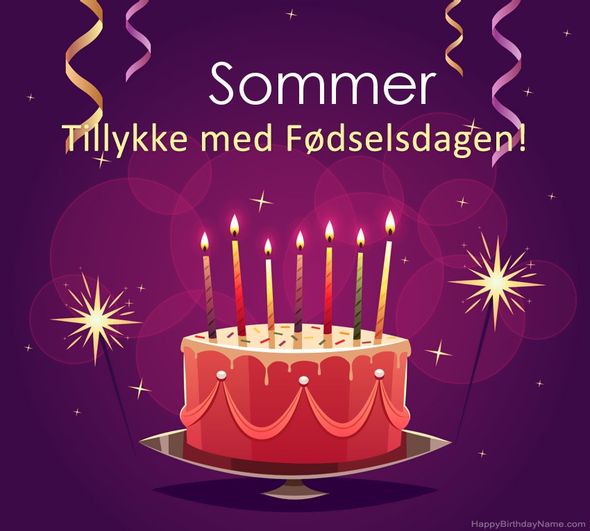 Sjove hilsener til Happy Birthday Sommer-billeder