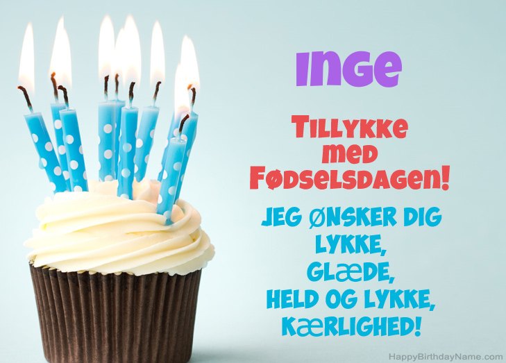 Tillykke med heldens fødselsdag til Inge