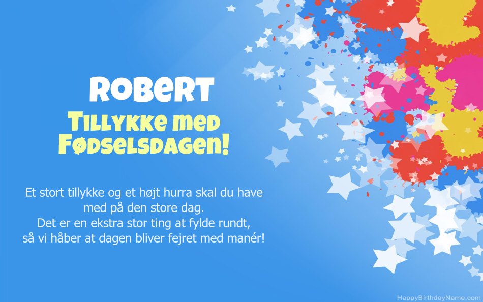Tillykke med fødselsdagen til Roberts