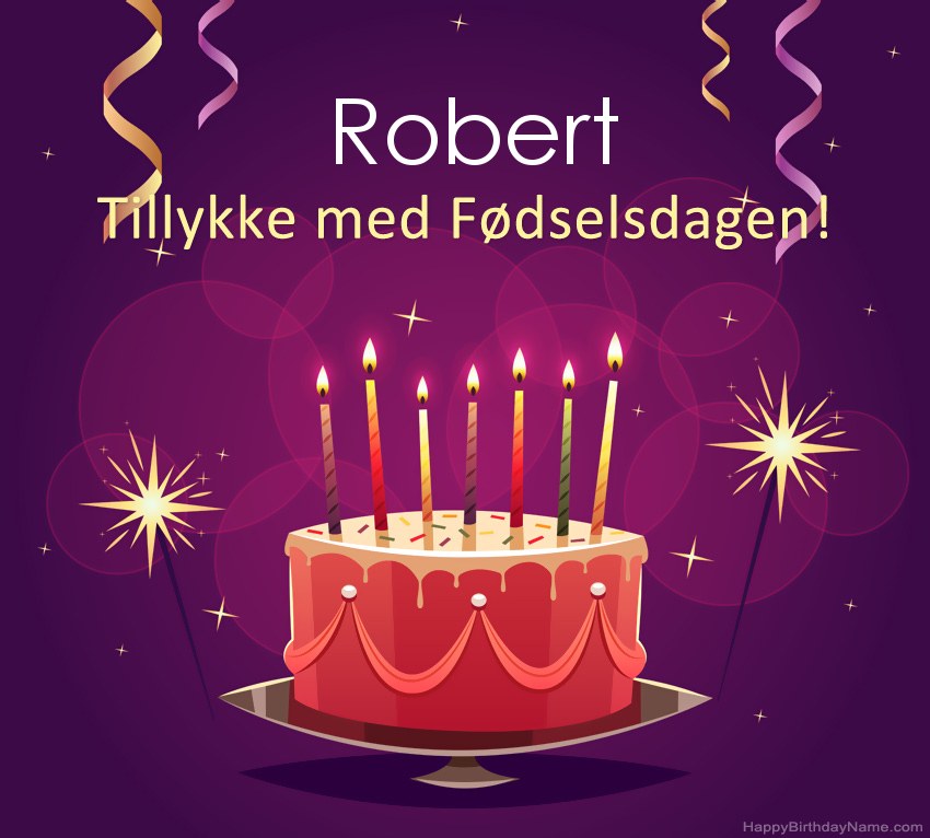 Sjove hilsener til Happy Birthday Robert-billeder