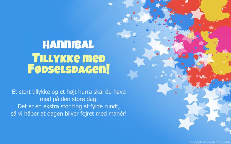 Tillykke med fødselsdagen til Hannibals