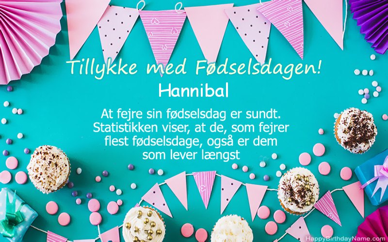 Tillykke med fødselsdagen Hannibal, smukke billeder