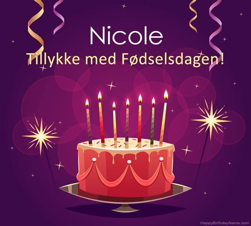 Sjove hilsener til Happy Birthday Nicole-billeder