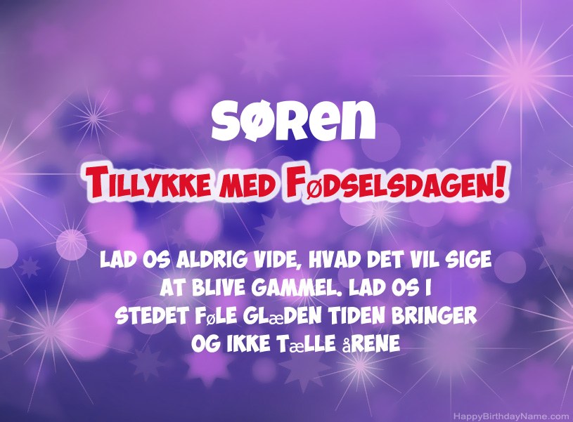 Smukke billeder til Søren tillykke med fødselsdagen