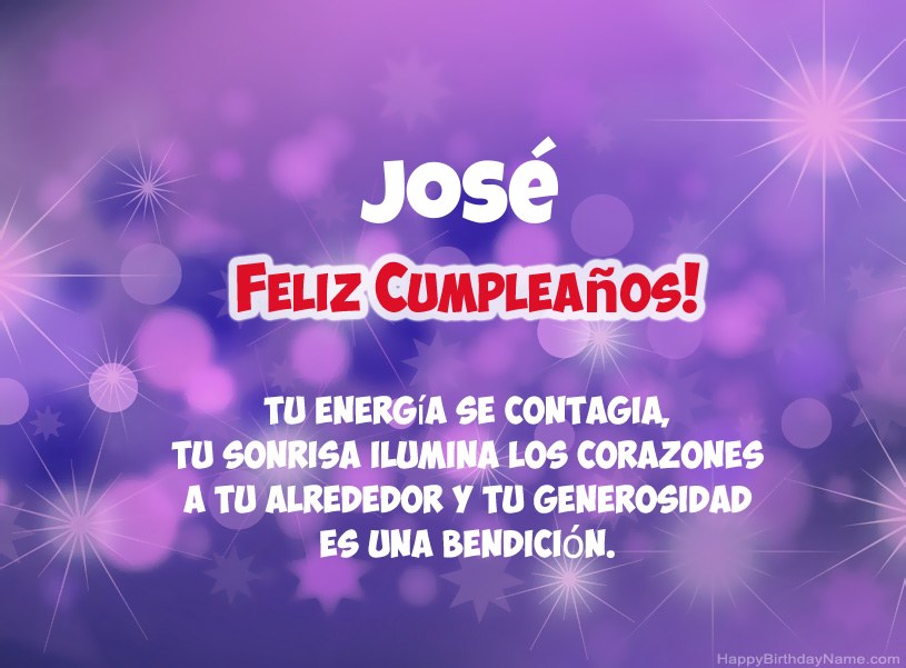 Hermosas imágenes para el feliz cumpleaños de José Hermosas imágenes para el feliz cumpleaños de José