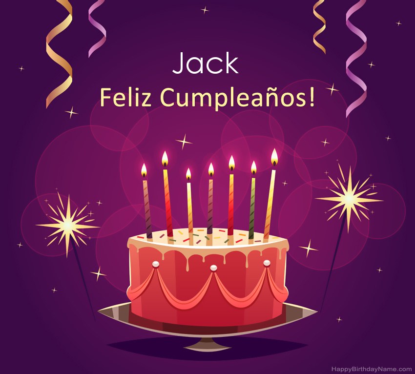 Saludos graciosos para feliz cumpleaños Jack fotos