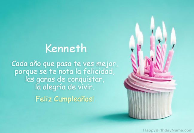 Descargar imagen para Feliz cumpleaños Kenneth