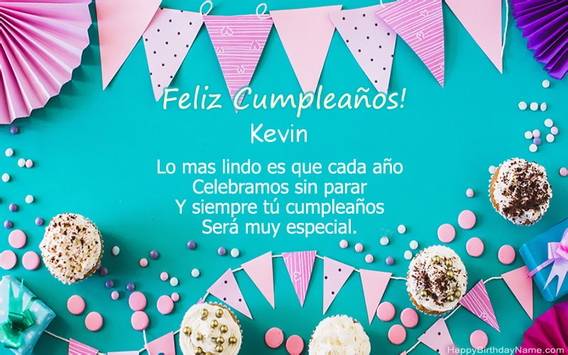 Feliz cumpleaños Kevin, bellas imágenes Feliz cumpleaños Kevin, bellas imágenes