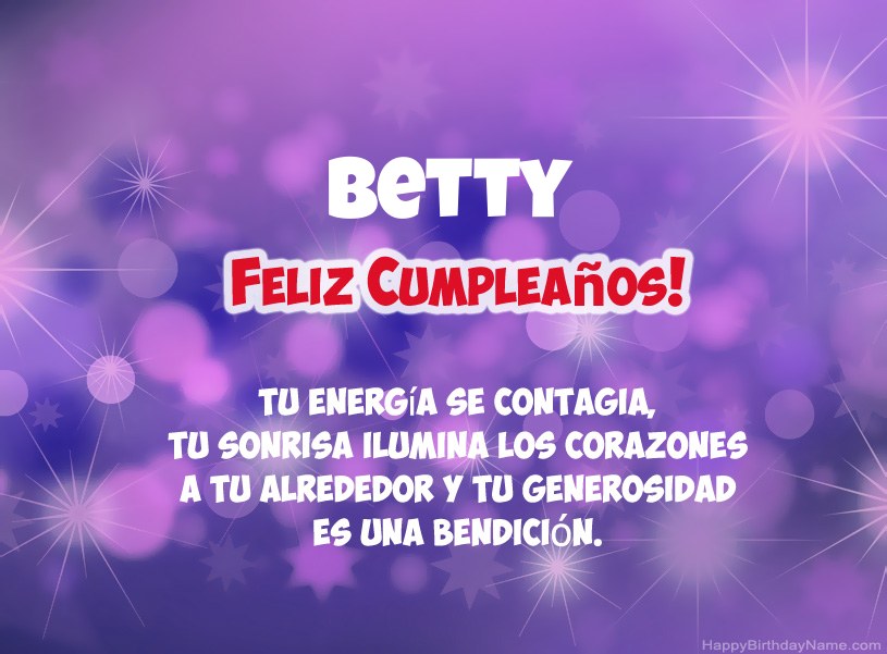 Hermosas imágenes para el feliz cumpleaños de Betty Hermosas imágenes para el feliz cumpleaños de Betty