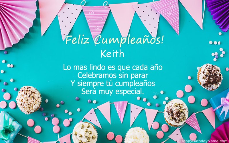 Feliz cumpleaños Keith, bellas imágenes