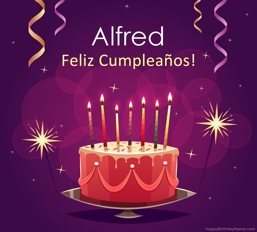 Saludos graciosos para feliz cumpleaños Alfred fotos Saludos graciosos para feliz cumpleaños Alfred fotos