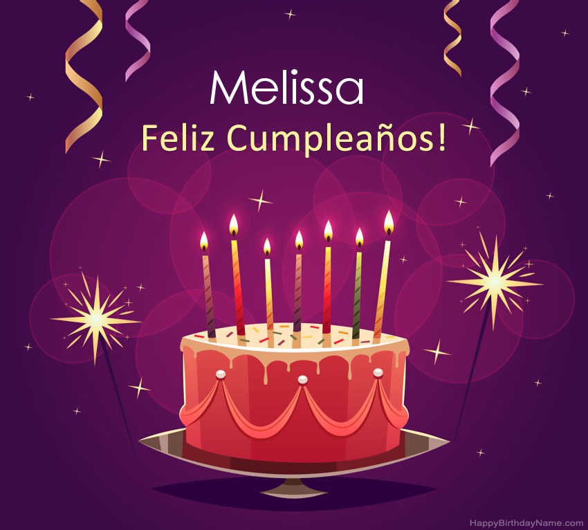 Saludos graciosos para feliz cumpleaños Melissa fotos Saludos graciosos para feliz cumpleaños Melissa fotos