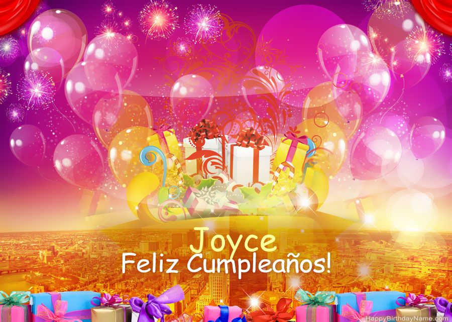 Fotos graciosas feliz cumpleaños Joyce