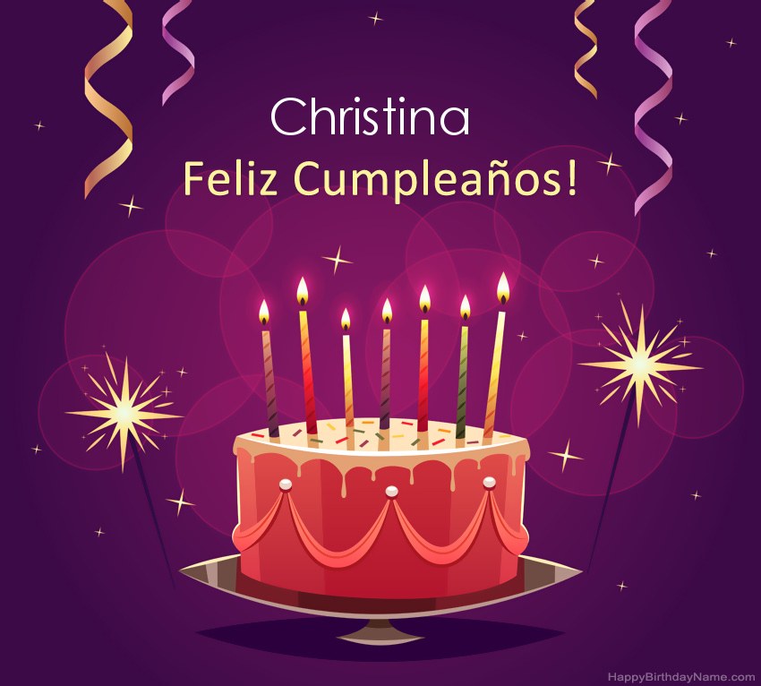 Saludos graciosos para feliz cumpleaños Christina fotos Saludos graciosos para feliz cumpleaños Christina fotos