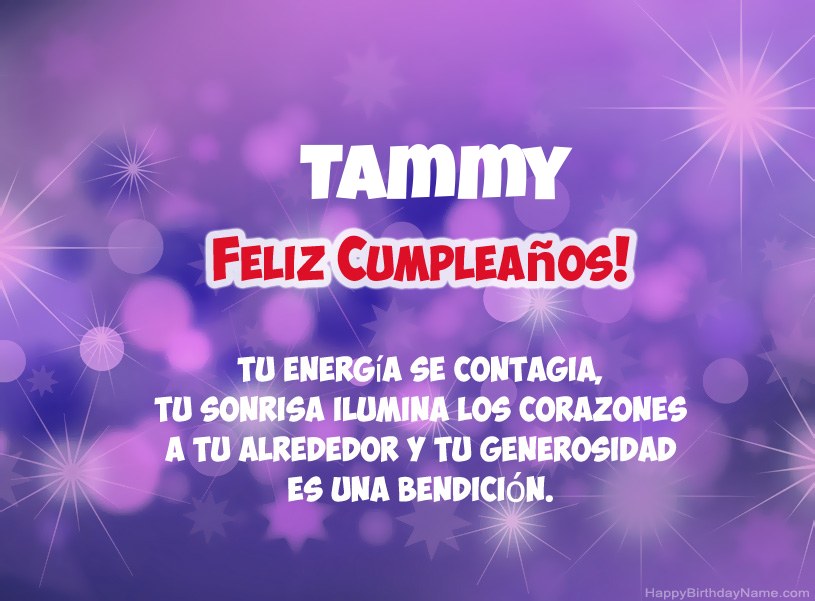 Hermosas imágenes para el feliz cumpleaños de Tammy Hermosas imágenes para el feliz cumpleaños de Tammy