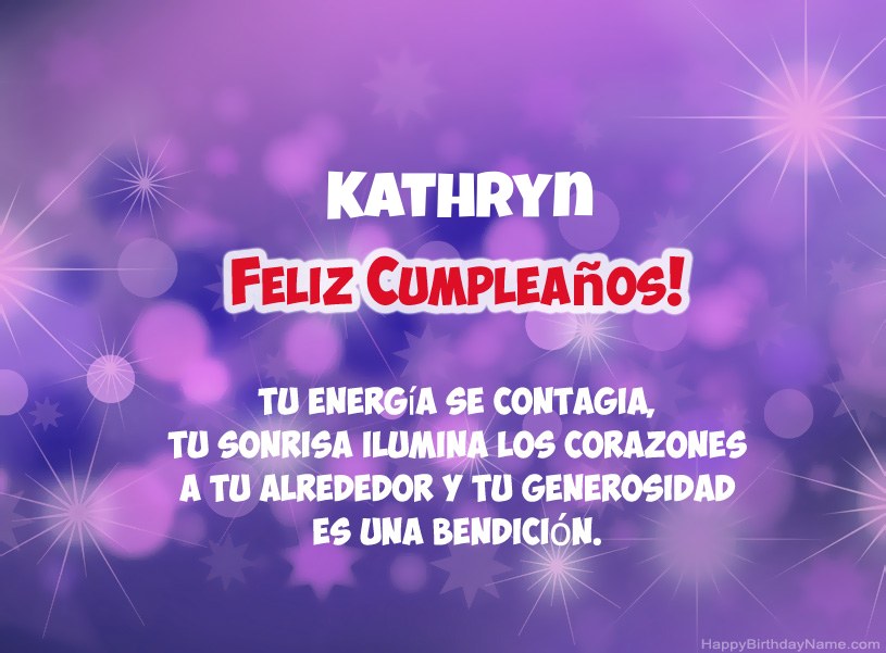 Hermosas imágenes para el feliz cumpleaños de Kathryn