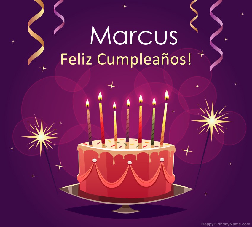 Saludos graciosos para feliz cumpleaños Marcus fotos