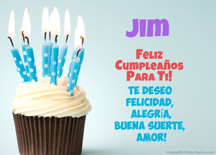 Felicitaciones por el feliz cumpleaños de Jim Felicitaciones por el feliz cumpleaños de Jim
