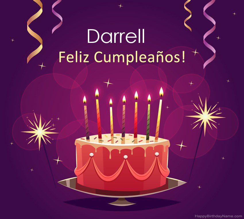 Saludos graciosos para feliz cumpleaños Darrell fotos