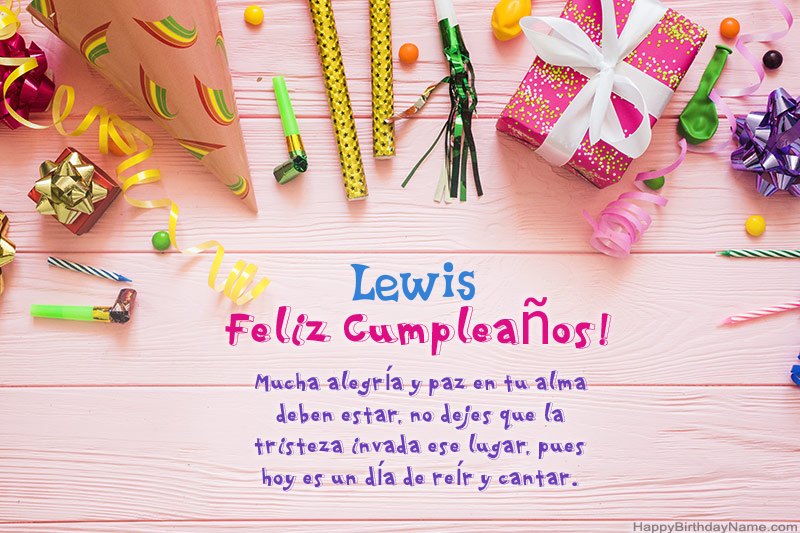 Descargar Happy Birthday card Lewis gratis