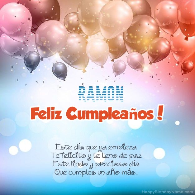 Poemas en cumpleaños para Ramon Poemas en cumpleaños para Ramon