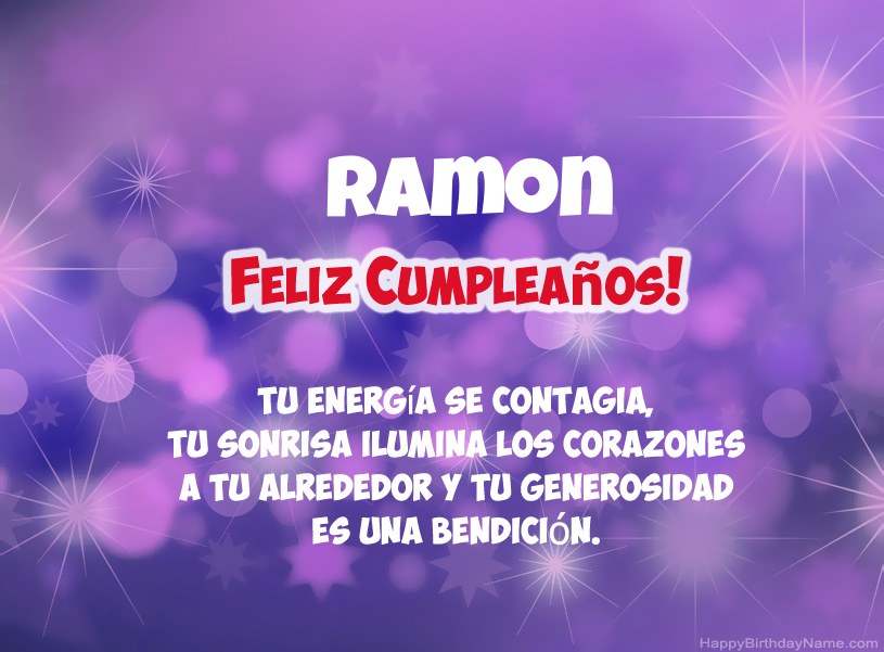 Hermosas imágenes para el feliz cumpleaños de Ramon Hermosas imágenes para el feliz cumpleaños de Ramon