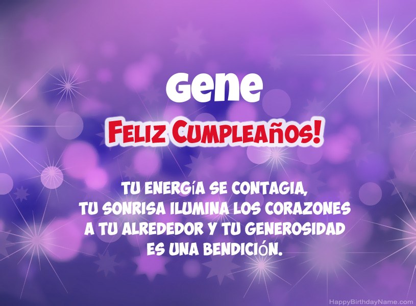 Hermosas imágenes para el feliz cumpleaños de Gene Hermosas imágenes para el feliz cumpleaños de Gene