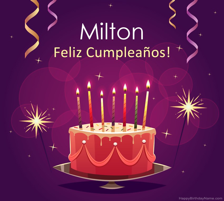 Saludos graciosos para feliz cumpleaños Milton fotos Saludos graciosos para feliz cumpleaños Milton fotos