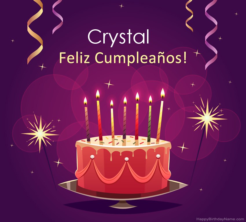 Saludos graciosos para feliz cumpleaños Crystal fotos Saludos graciosos para feliz cumpleaños Crystal fotos