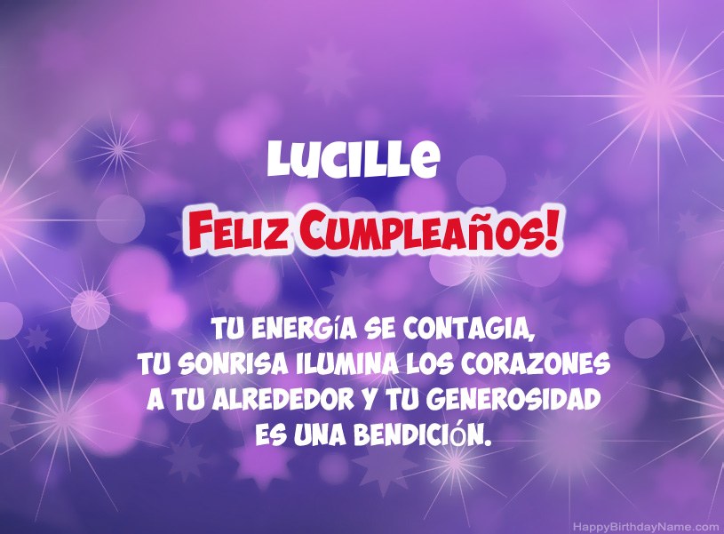 Hermosas imágenes para el feliz cumpleaños de Lucille Hermosas imágenes para el feliz cumpleaños de Lucille
