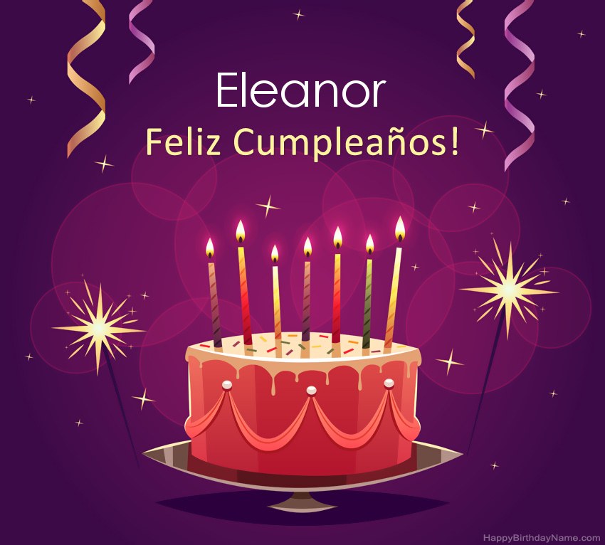 Saludos graciosos para feliz cumpleaños Eleanor fotos