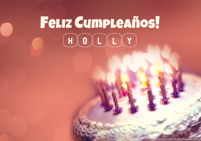 Feliz Cumpleaños Para Ti Holly imágenes