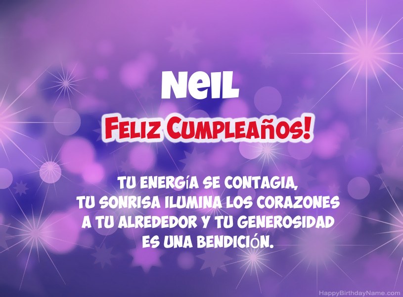 Hermosas imágenes para el feliz cumpleaños de Neil Hermosas imágenes para el feliz cumpleaños de Neil