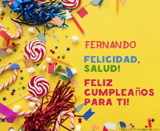 Feliz Cumpleaños Fernando fotos