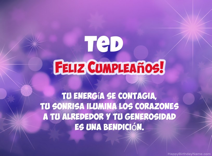 Hermosas imágenes para el feliz cumpleaños de Ted Hermosas imágenes para el feliz cumpleaños de Ted
