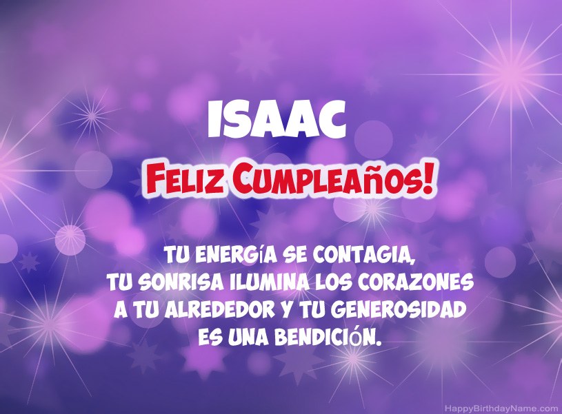 Hermosas imágenes para el feliz cumpleaños de Isaac