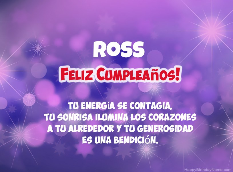 Hermosas imágenes para el feliz cumpleaños de Ross Hermosas imágenes para el feliz cumpleaños de Ross