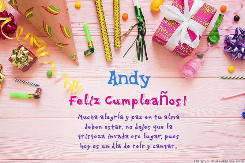 Descargar Happy Birthday card Andy gratis Descargar Happy Birthday card Andy gratis